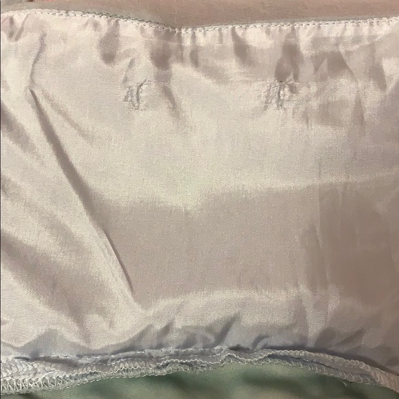 ASOS blue strapless draping dress - Picture 3 of 3